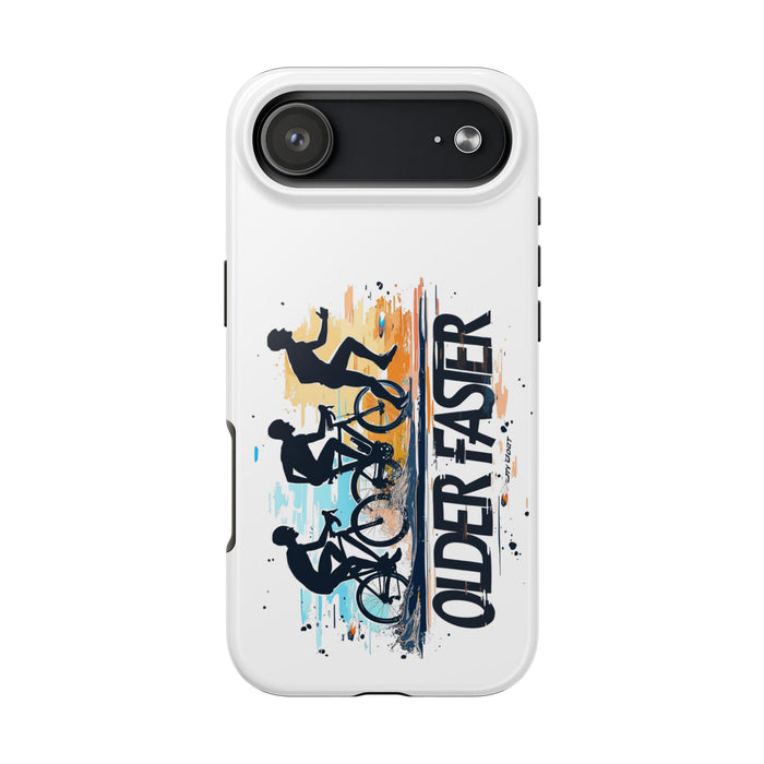 Rugged Cyclist Design Phone Case - size chart