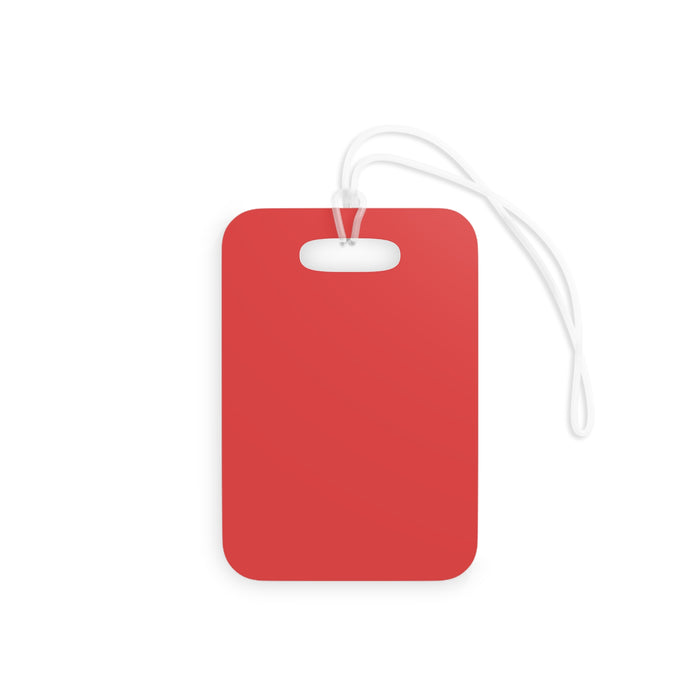 Running Luggage Tag - Race Season Loading (Red) Glossy Plastic
