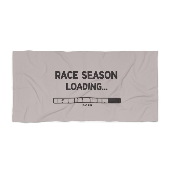 Running Towel - Race Season Loading | Quick-Dry Front, One-Sided,
