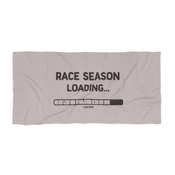 Running Towel - Race Season Loading | Quick-Dry Front, One-Sided,