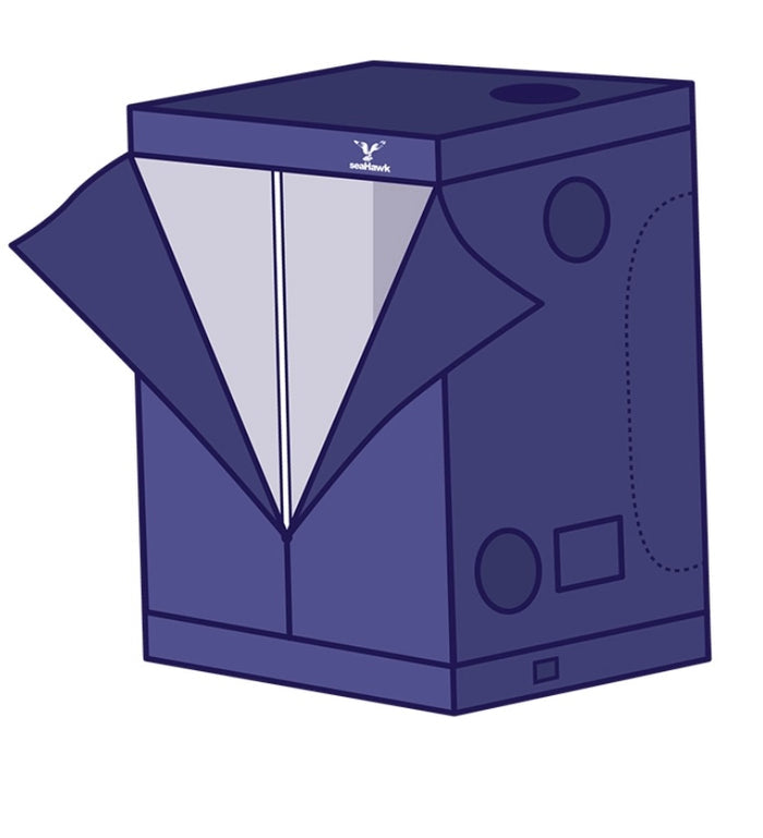 Sea-Hawk Mylar Grow Tent (1.45 x 1.45 x 2.3m)