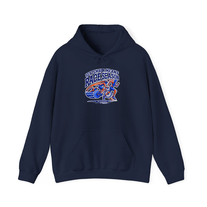 September Means Race Season Hoodie — Triathlon Pullover