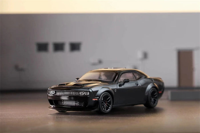 SH  Stance Hunters 1:64 Dodge SRT Hellcat Metallic Grey Diecast Model Car