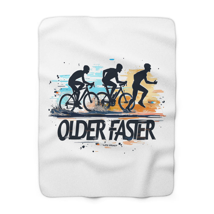 Sherpa Fleece Cycling Blanket for Recovery - Home Decor