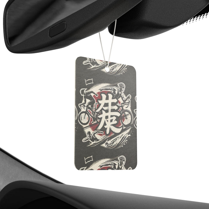 Shōjin Triathlon Car Air Freshener - Accessories - lifestyle view