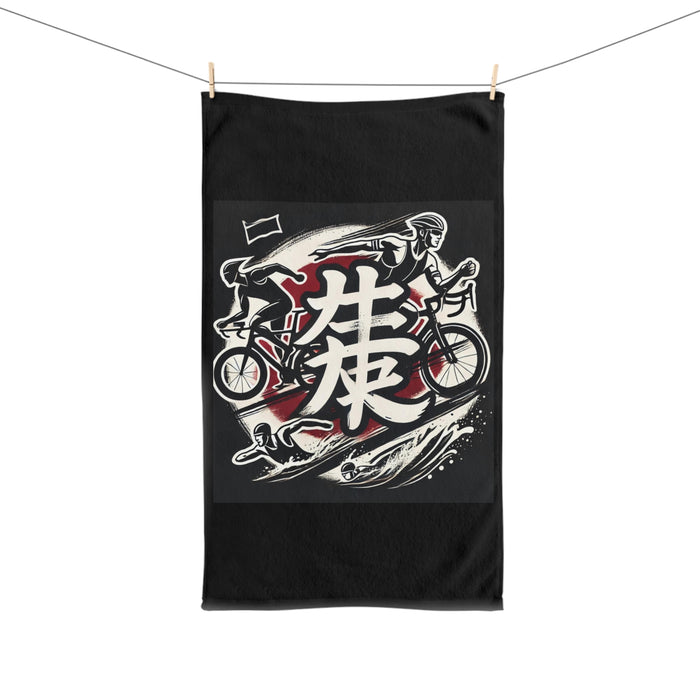 Shōjin Triathlon Hand Towel - Home Decor - detail view
