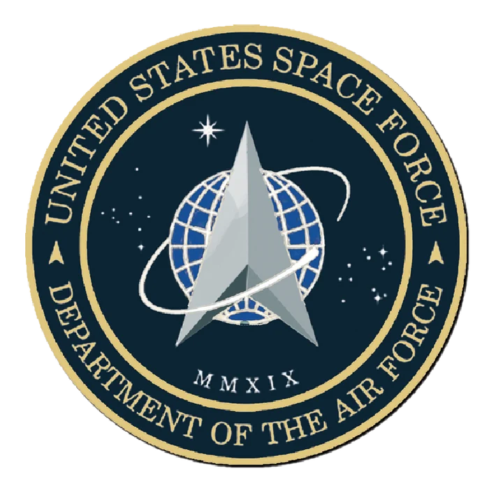 Space Force Medallion for Box Cremation Urn/Flag Case - 3 Inch Diameter