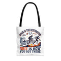 Spain Cycling Tote Bag — "Spain Is The Destination, Grit Is How You Got There" Travel Bike Tote