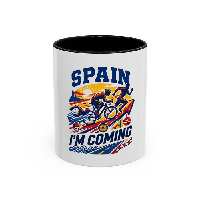 Spain I'm Coming Coffee Mug — Triathlon Travel Souvenir Mug