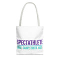 Spectathlete Tote Bag — "Drive. Carry. Cheer. Wait." Triathlon Support Crew Bag