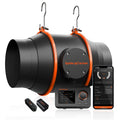 Spider Farmer 150mm 6 inch inline fan with GGS smart controller