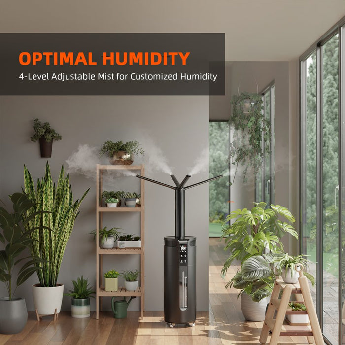 Spider Farmer 16L cool mist humidifier in a grow room setup