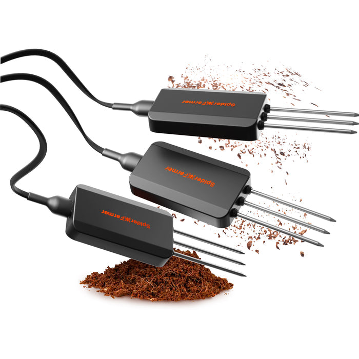 Spider Farmer GGS 3-in-1 Soil Sensor Pro 3 pack - main product shot