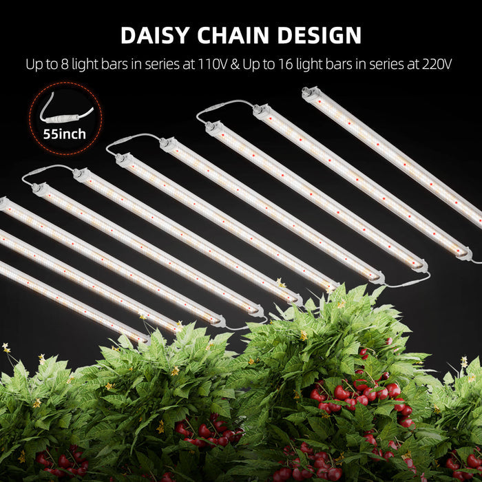Spider Farmer Glow80 daisy chain connection of multiple light bars