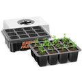 Spider Farmer seed starter trays 4 pack with transparent domes