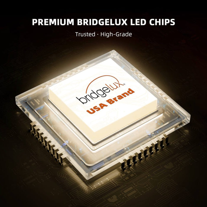 Spider Farmer SF2000 Bridgelux diodes full spectrum detail