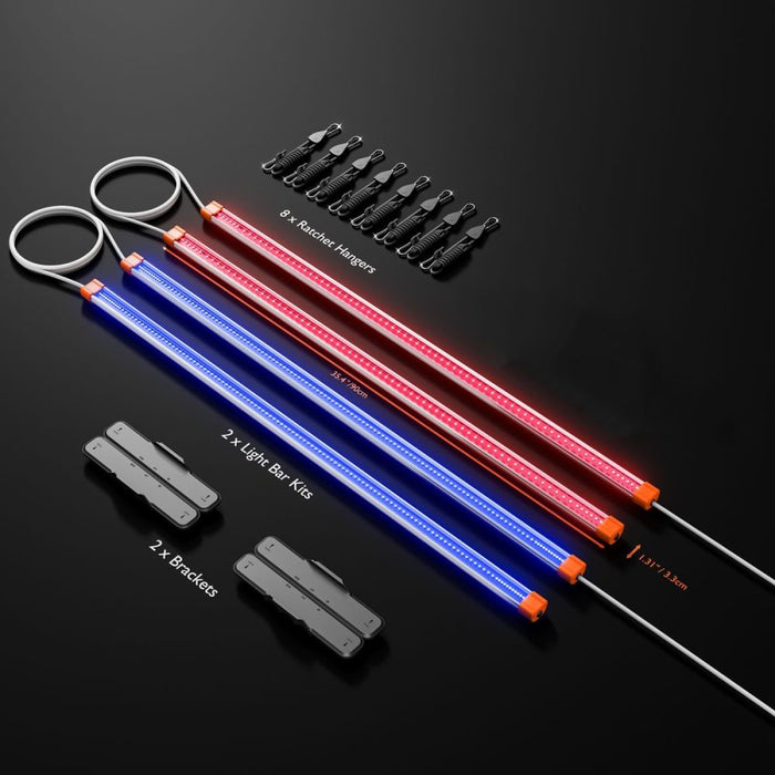 Spider Farmer UV60 IR30 light bar set package contents