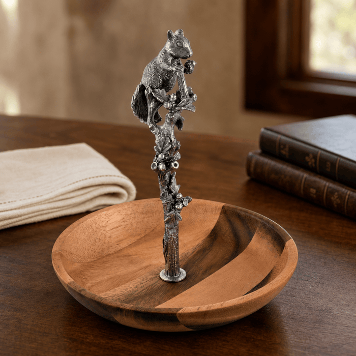 Squirrel Wood Candy / Nut Dish 5