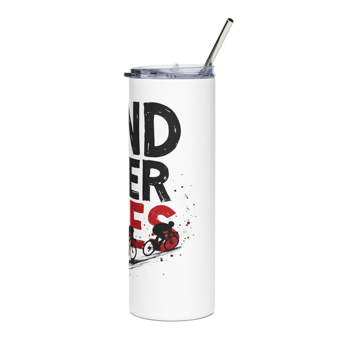 Stainless Steel Cycling Tumbler 20oz - Mug - lifestyle view