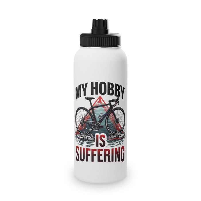 Stainless Steel Cycling Water Bottle - Mug - detail view