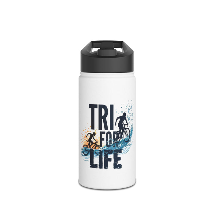 Stainless Steel Triathlon Water Bottle - Mug