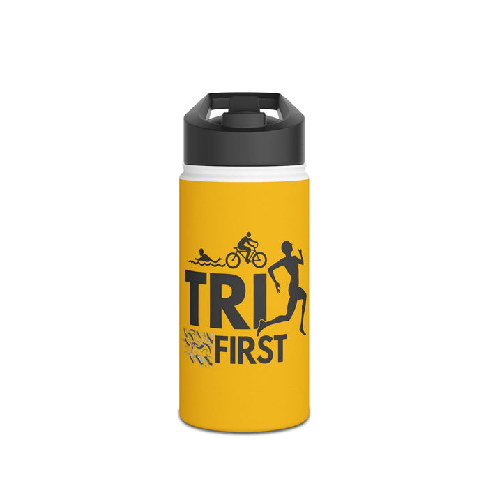 Stainless Steel Triathlon Water Bottle - Mug