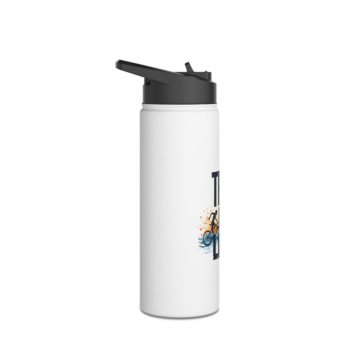 Stainless Steel Triathlon Water Bottle - Mug - size chart