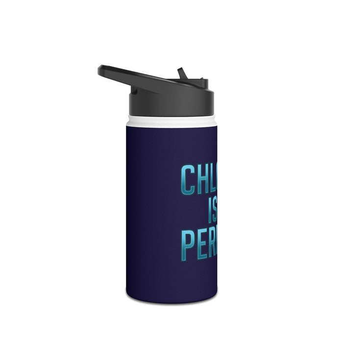 Stainless Steel Water Bottle – “Chlorine Is My Perfume” Swim Team In