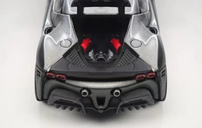 Stance Hunters 1:64 Novitec SF90 Silver Limited499 Diecast Model Car