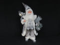 Standing Silver Santa