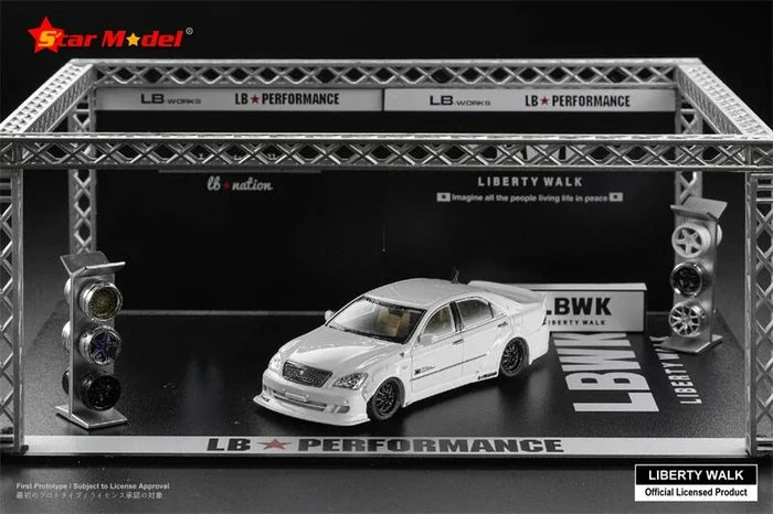 Star Model 1:64 LBWK Crown S180 LB nation Limited499 Diecast Model Car