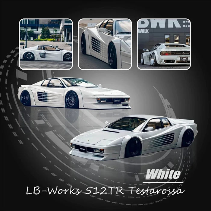 Star Model 1:64 LBWK LB-Works 512TR Testarossa Limited999 Diecast Model Car
