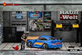Star Model 1:64 Rauh-Welt RWB 993 GT Blue Rauh / RLC #93 Diecast Model Car