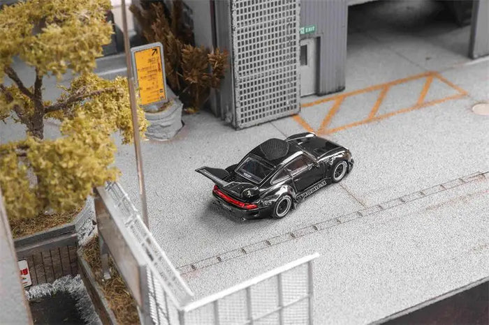 Star Model 1:64 RWB993 Rauh-Welt Widebody High Wing Die-Cast Car Model Miniature Gifts
