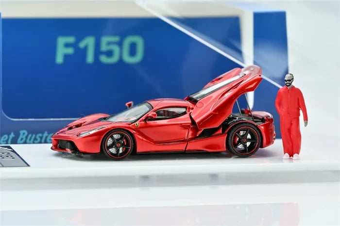 Street Buster 1:64 Aperta F150 Metallic Red Hamilton's Car Die-Cast Car Model Miniature Gifts