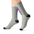 Sublimation Socks — 'Tra and Error' Graphic Crew Socks