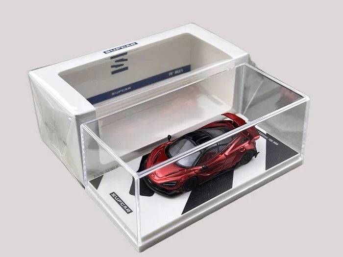 SUPCAR 1:64 Supercar Hattop 720S Black Red Purple Diecast Model Car