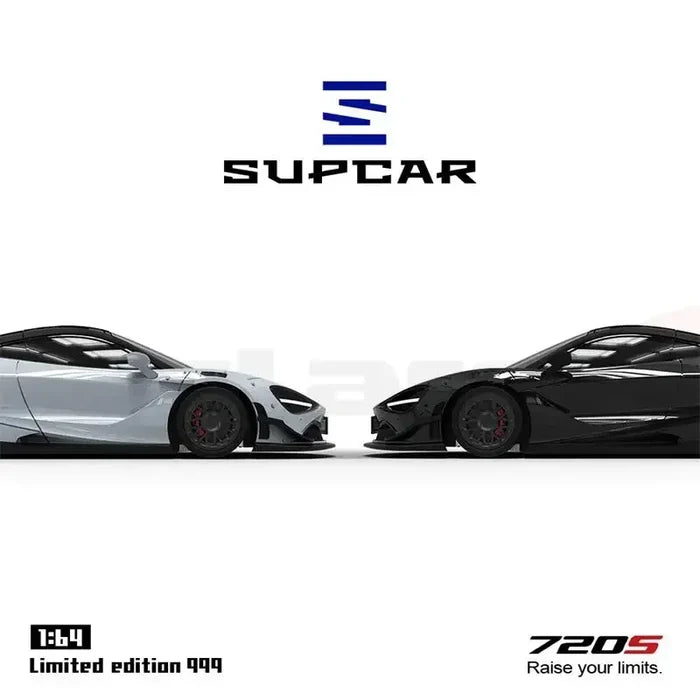 SUPCAR SC 1:64 720S Black / Grey limited999 Diecast Model Car