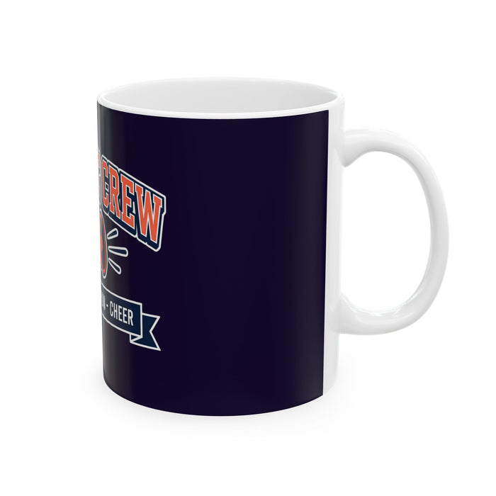 Support Crew Ceramic Mug — Swim • Bike • Run • Cheer Team Coffee Cup