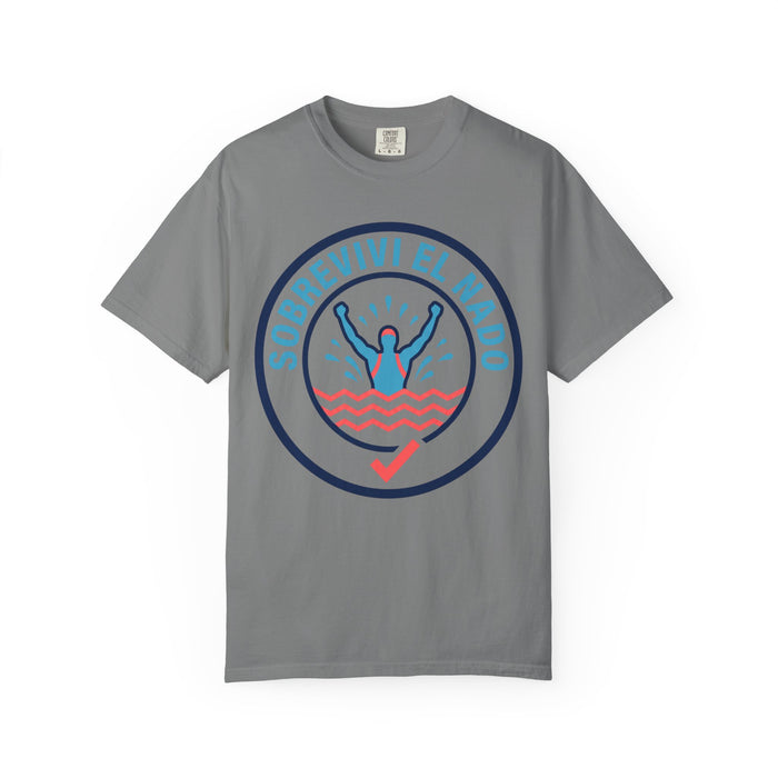 Survived the Swim T-Shirt — "Sobreviví el Nado" Graphic Tee