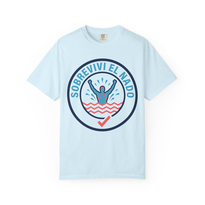 Survived the Swim T-Shirt — "Sobreviví el Nado" Graphic Tee