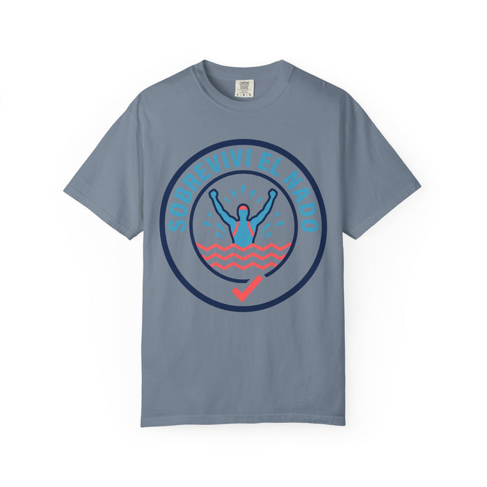 Survived the Swim T-Shirt — "Sobreviví el Nado" Graphic Tee