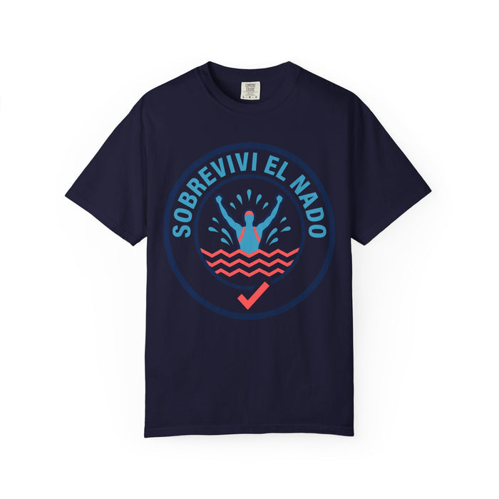 Survived the Swim T-Shirt — "Sobreviví el Nado" Graphic Tee