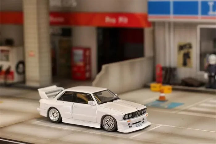 SW 1:64 Black White Red E30 M3 LTO Diecast Model Car