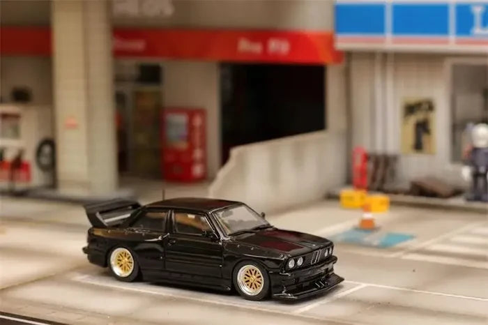 SW 1:64 Black White Red E30 M3 LTO Diecast Model Car