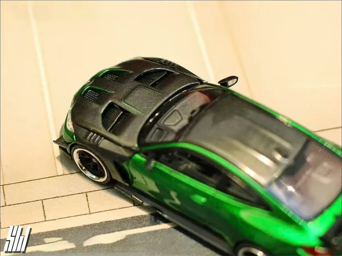 SW 1:64 M4 G82 Flossmann Full Widebody Kit Die-Cast Car Model Miniature Gifts