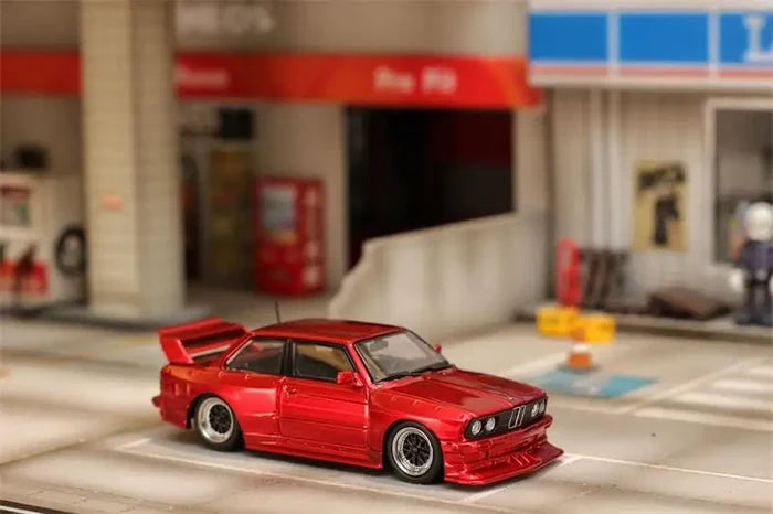 SW 1:64 RWB 993 Matte black Apple /E30 M3 LTO Diecast Model Car