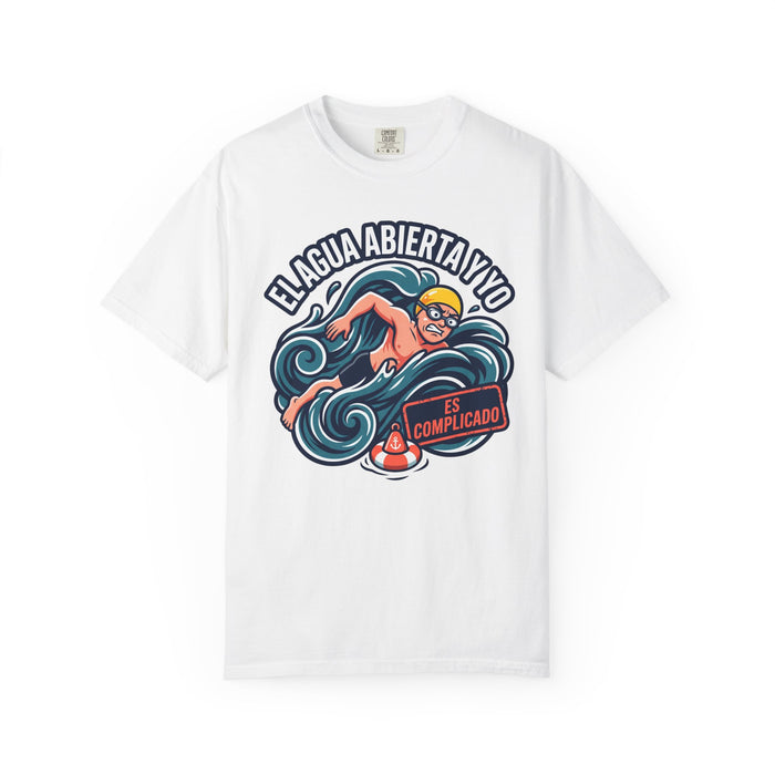 Swimmer Graphic T-Shirt — "El Agua Abierta y Yo Es Complicado"
