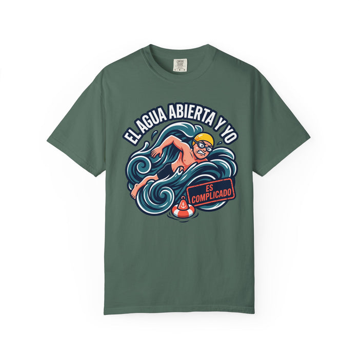 Swimmer Graphic T-Shirt — "El Agua Abierta y Yo Es Complicado"