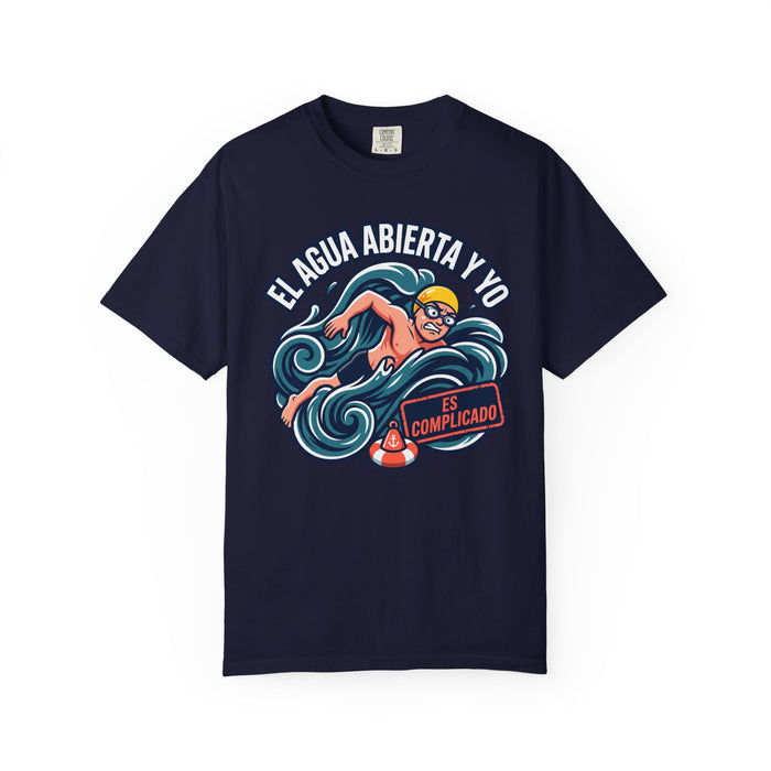 Swimmer Graphic T-Shirt — "El Agua Abierta y Yo Es Complicado"
